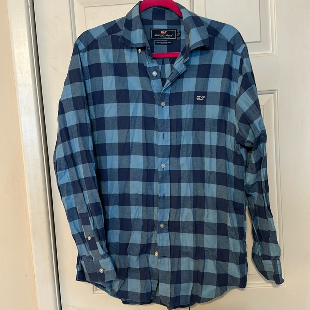 Vineyard Vines Men’s Plaid Button Down M